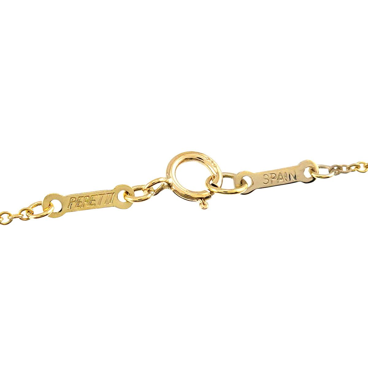 Tiffany & Co Open Heart Necklace 40 18k Yellow Gold — view 6