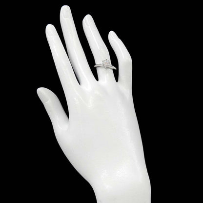 Tiffany & Co Solitaire Diamond I Ring Pt — view 8