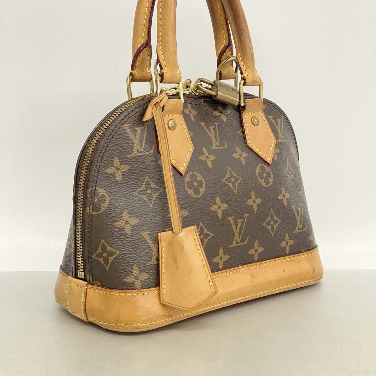 Louis Vuitton Handbag Monogram Alma BB Brown 2-Way Bag — view 2