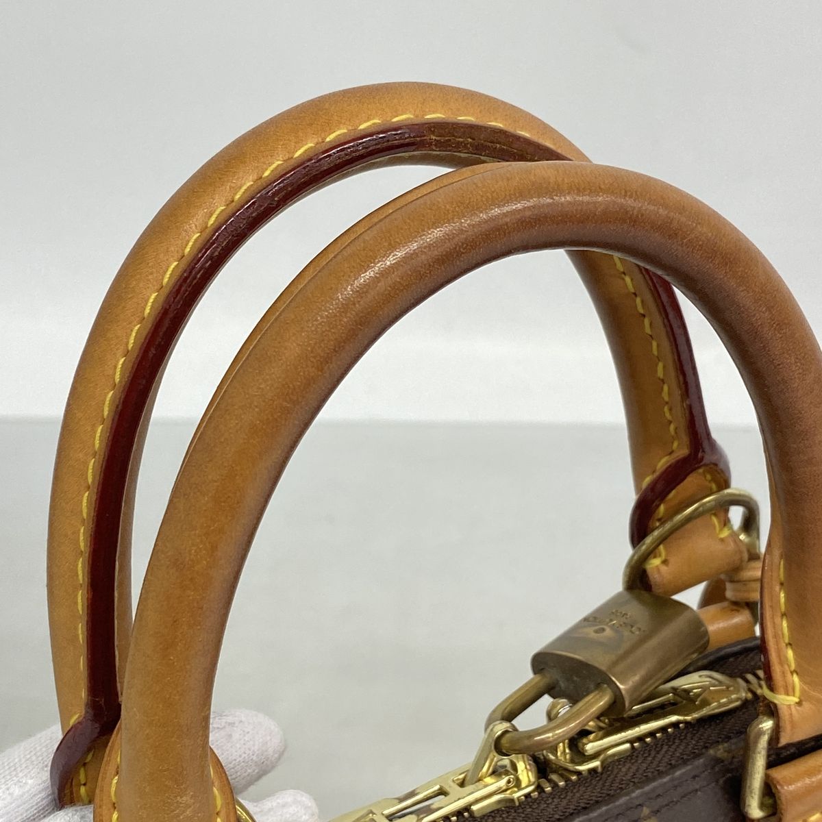 Louis Vuitton Handbag Monogram Alma BB Brown 2-Way Bag — view 8