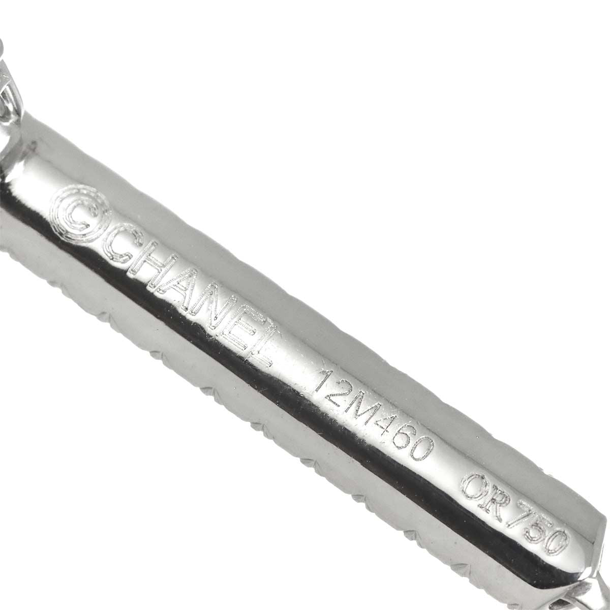 Chanel Diamond Necklace 40 18K White Gold — view 5