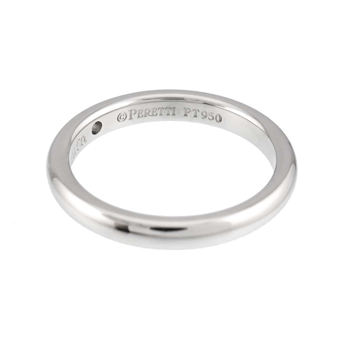 Tiffany & Co Stacking Band Ring Diamond Platinum — view 3