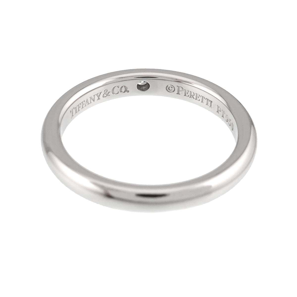 Tiffany & Co Stacking Band Ring Diamond Platinum — view 4