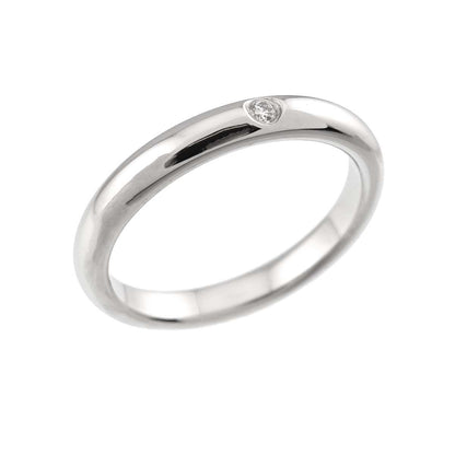 Tiffany & Co Stacking Band Ring Diamond Platinum — view 5