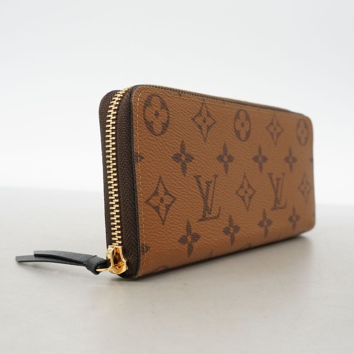 Louis Vuitton Wallet Monogram Reverse Portefeuille Clemence Brown — view 2