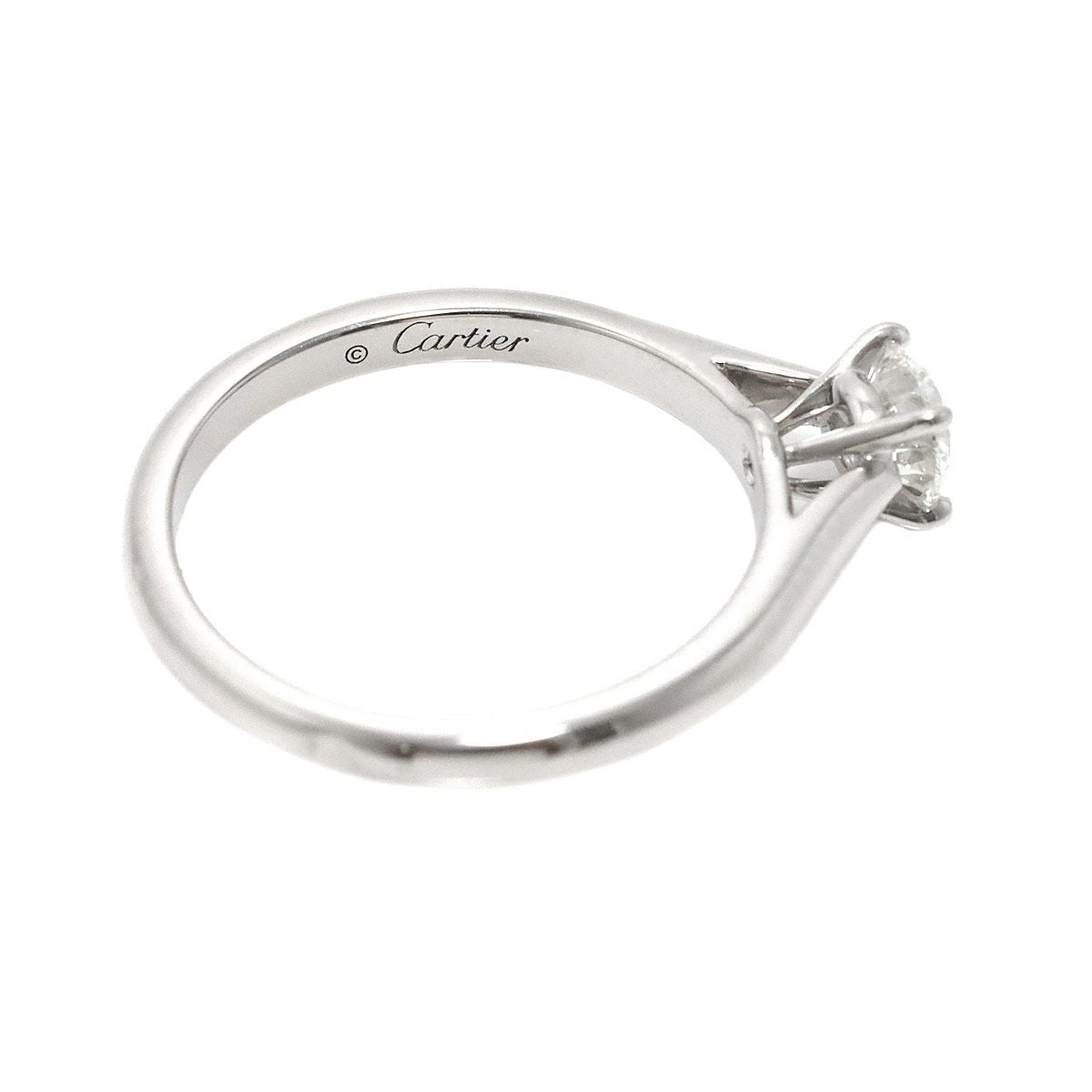 Cartier 1895 Solitaire 48 Ring Diamond Platinum — view 3