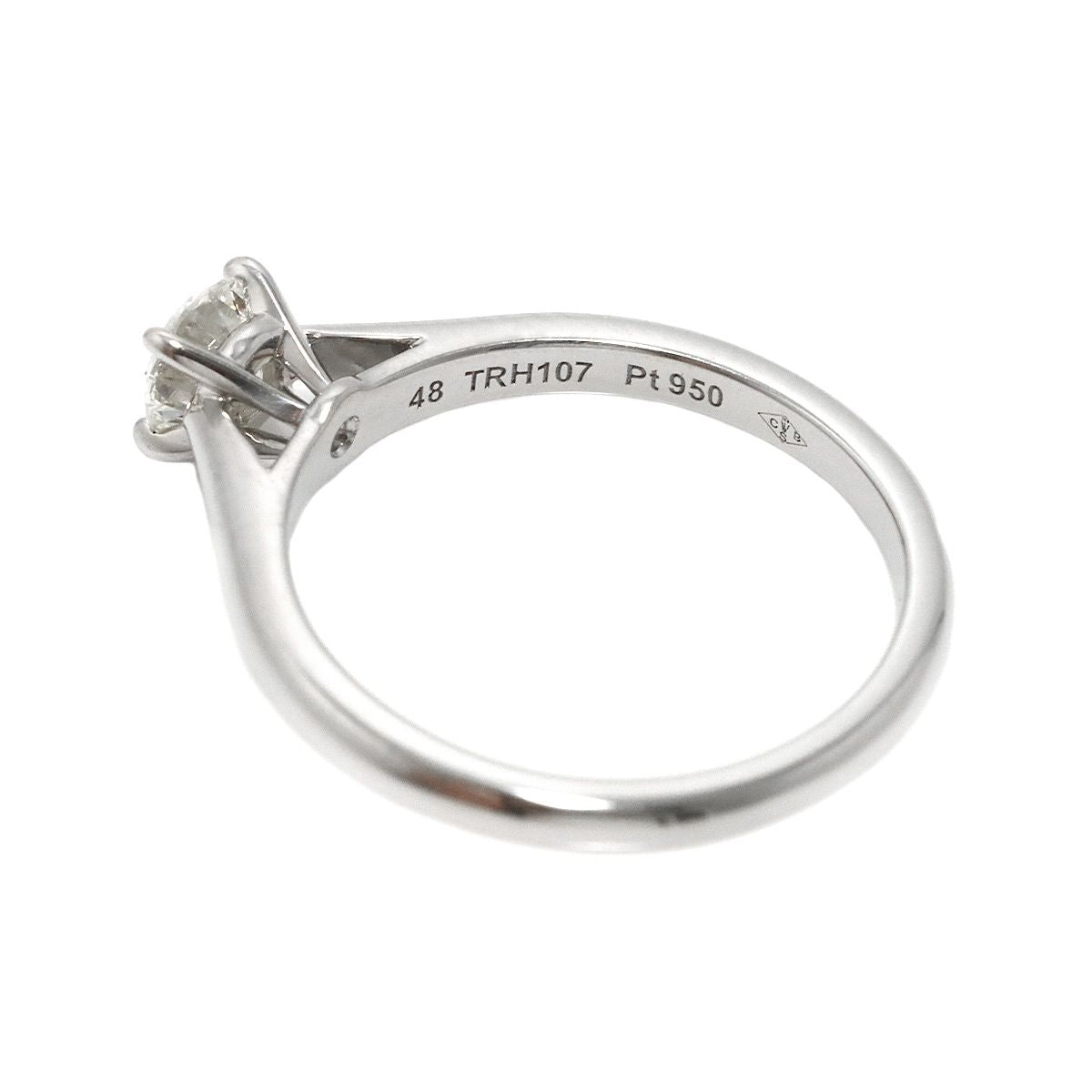Cartier 1895 Solitaire 48 Ring Diamond Platinum — view 4
