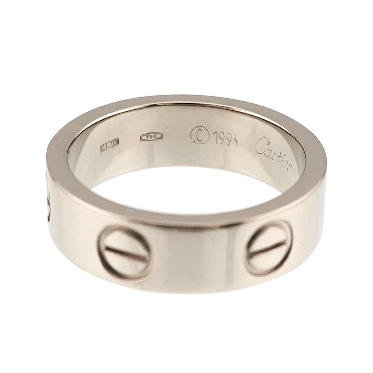 Cartier Love 50 Ring 18k White Gold 750 — view 3