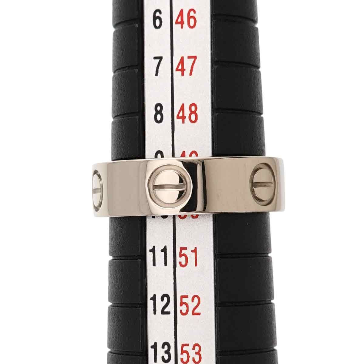 Cartier Love 50 Ring 18k White Gold 750 — view 6