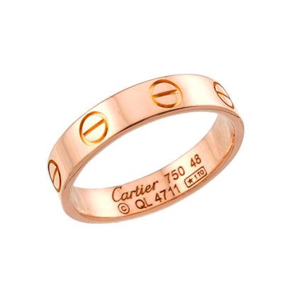 Cartier Mini Love 48 Ring 18k Pink Gold — view 4