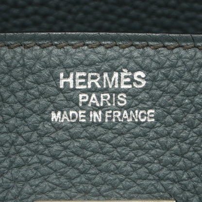 Hermes Handbag Birkin 35 Togo Blue Orage Silver — view 5