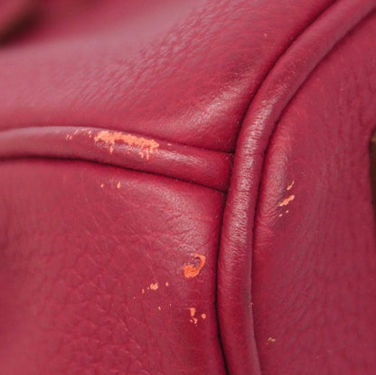 Hermes Handbag Birkin 25 Togo Ruby Gold — view 6
