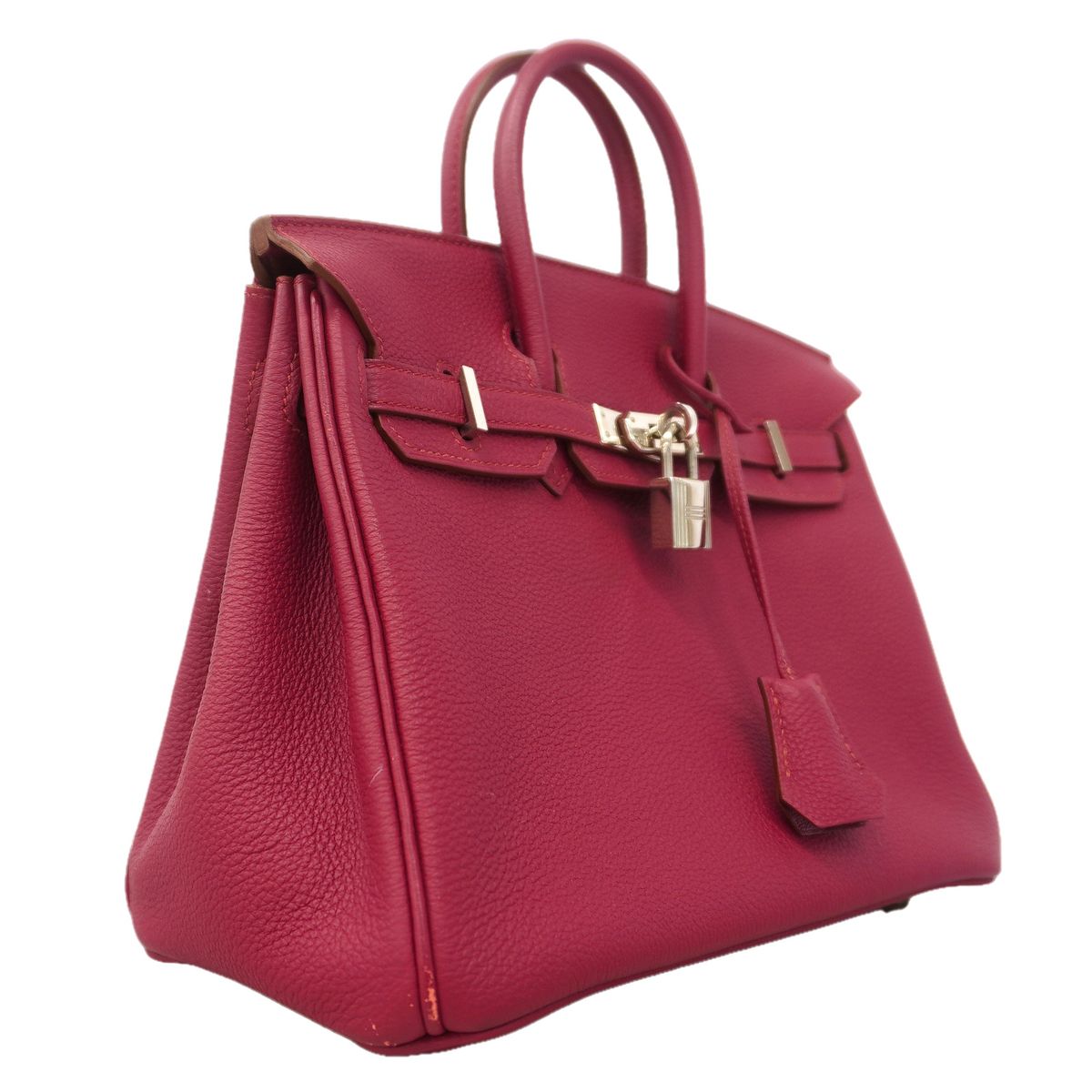 Hermes Handbag Birkin 25 Togo Ruby Gold — view 2