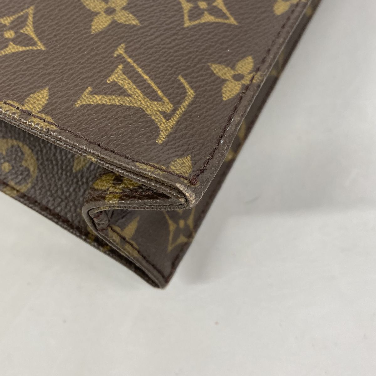 Louis Vuitton Tote Bag Monogram Sac Plat Brown — view 8