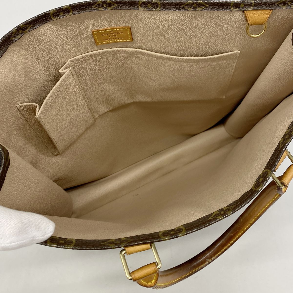 Louis Vuitton Tote Bag Monogram Sac Plat Brown — view 4