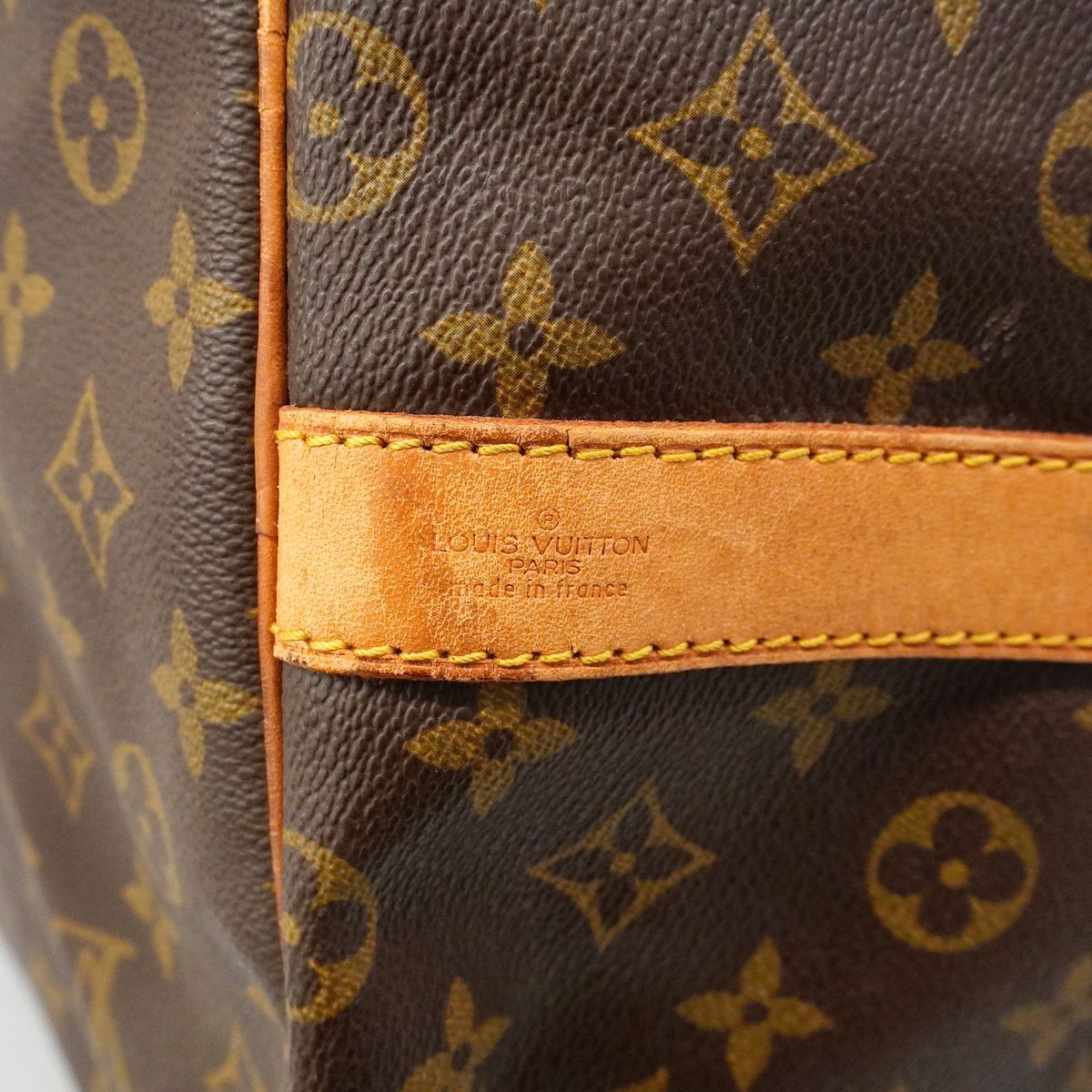 Louis Vuitton Boston Bag Monogram Keepall Bandouliere 60 Brown — view 5