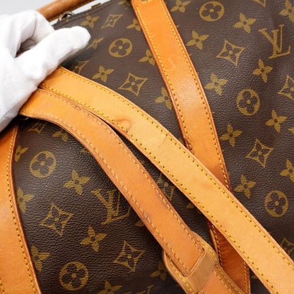 Louis Vuitton Boston Bag Monogram Keepall Bandouliere 60 Brown — view 6