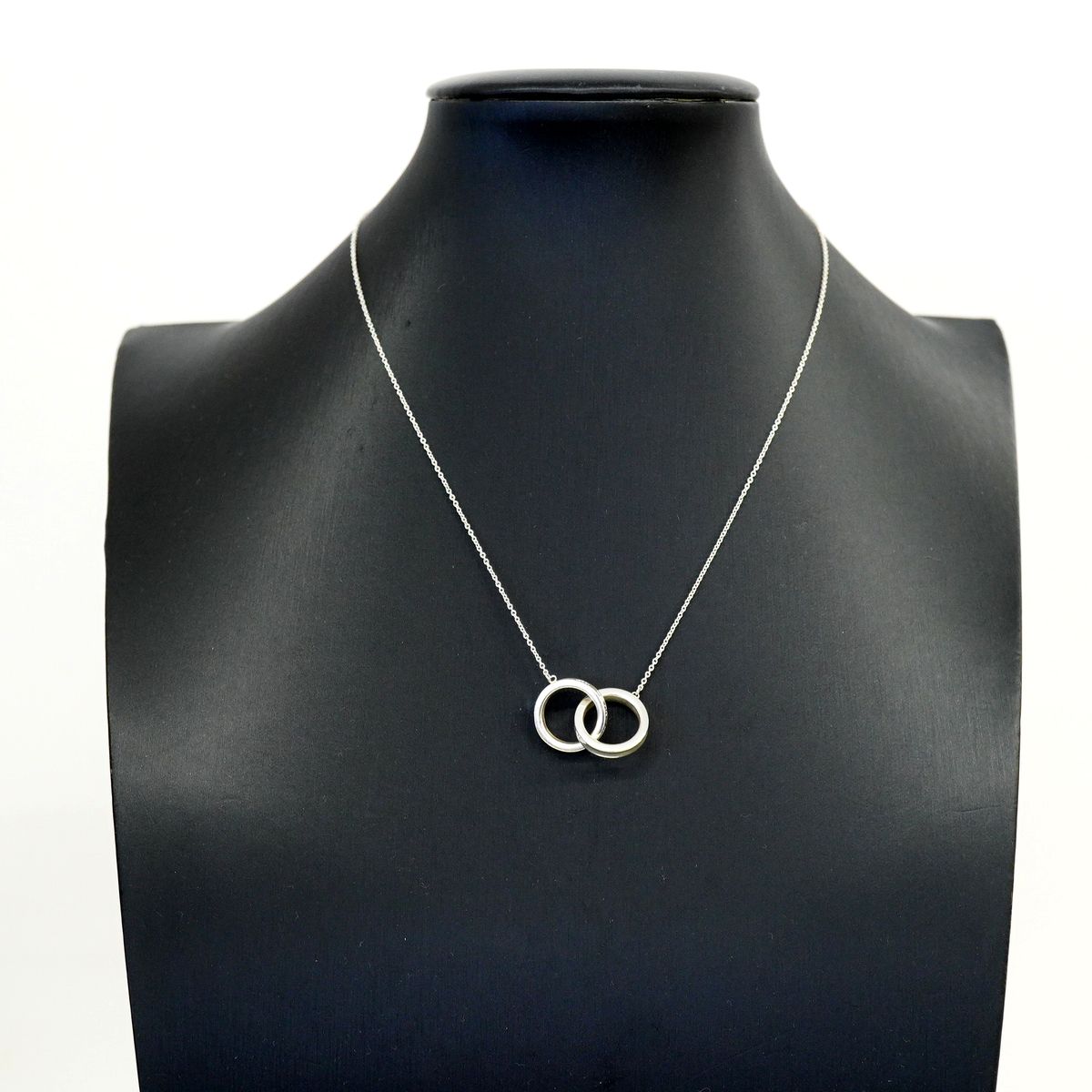 Tiffany & Co Necklace 1837 Interlocking 925 Sterling Silver — view 7
