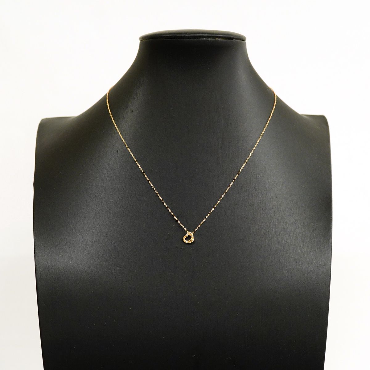 Tiffany & Co Necklace Open Heart 18k Pink Gold — view 7