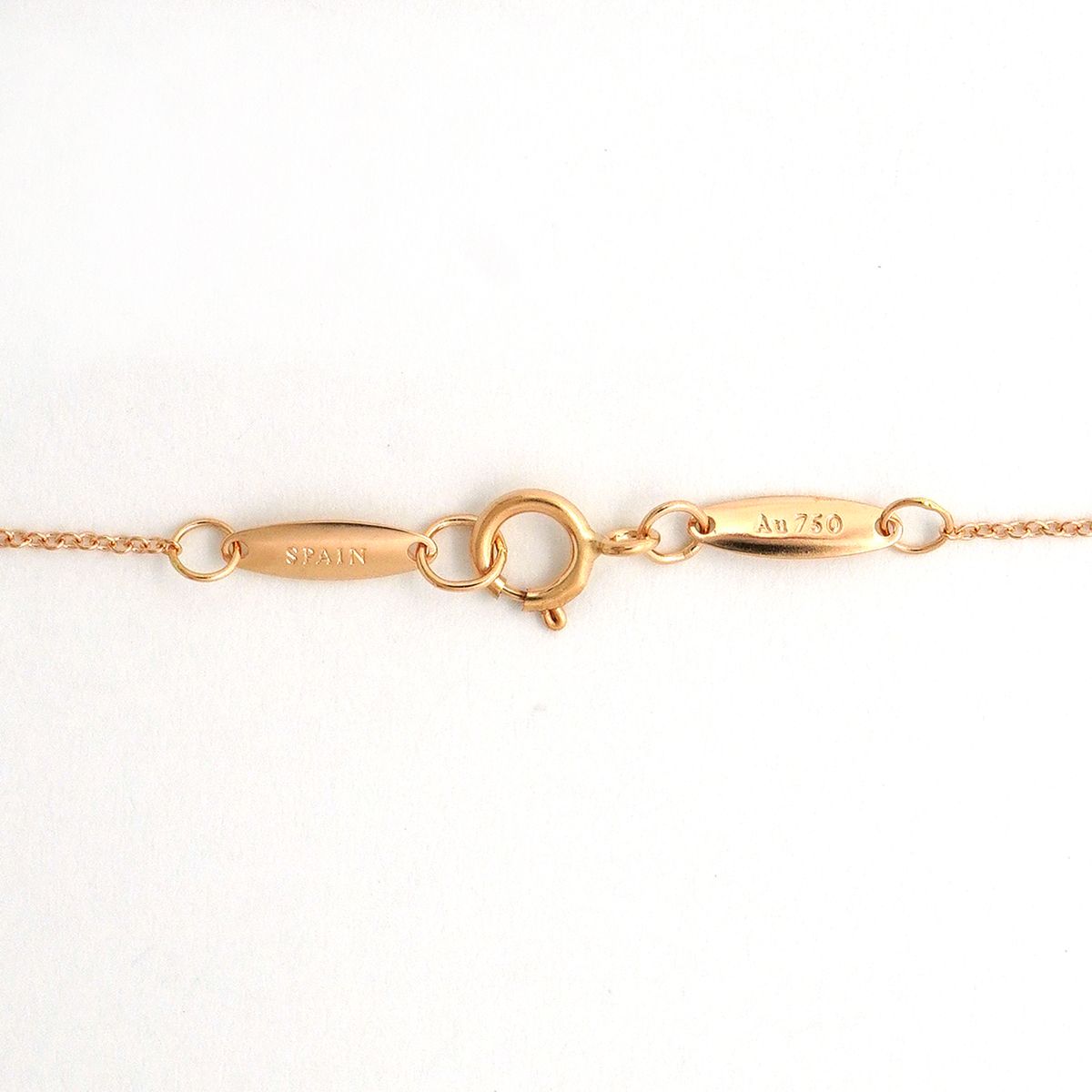 Tiffany & Co Necklace Open Heart 18k Pink Gold — view 5