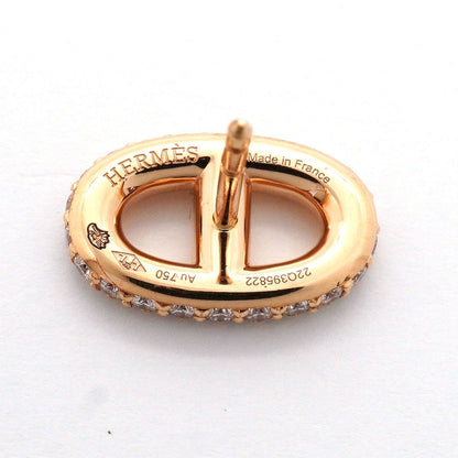 Hermes Earrings Chaine D'ancre Farandole 18k Pink Gold Diamond — view 4