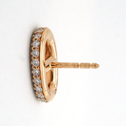 Hermes Earrings Chaine D'ancre Farandole 18k Pink Gold Diamond — view 6