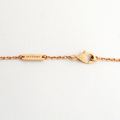 Van Cleef & Arpels Necklace Vintage Alhambra 18k Pink Gold Gray Mother of Pearl — view 5