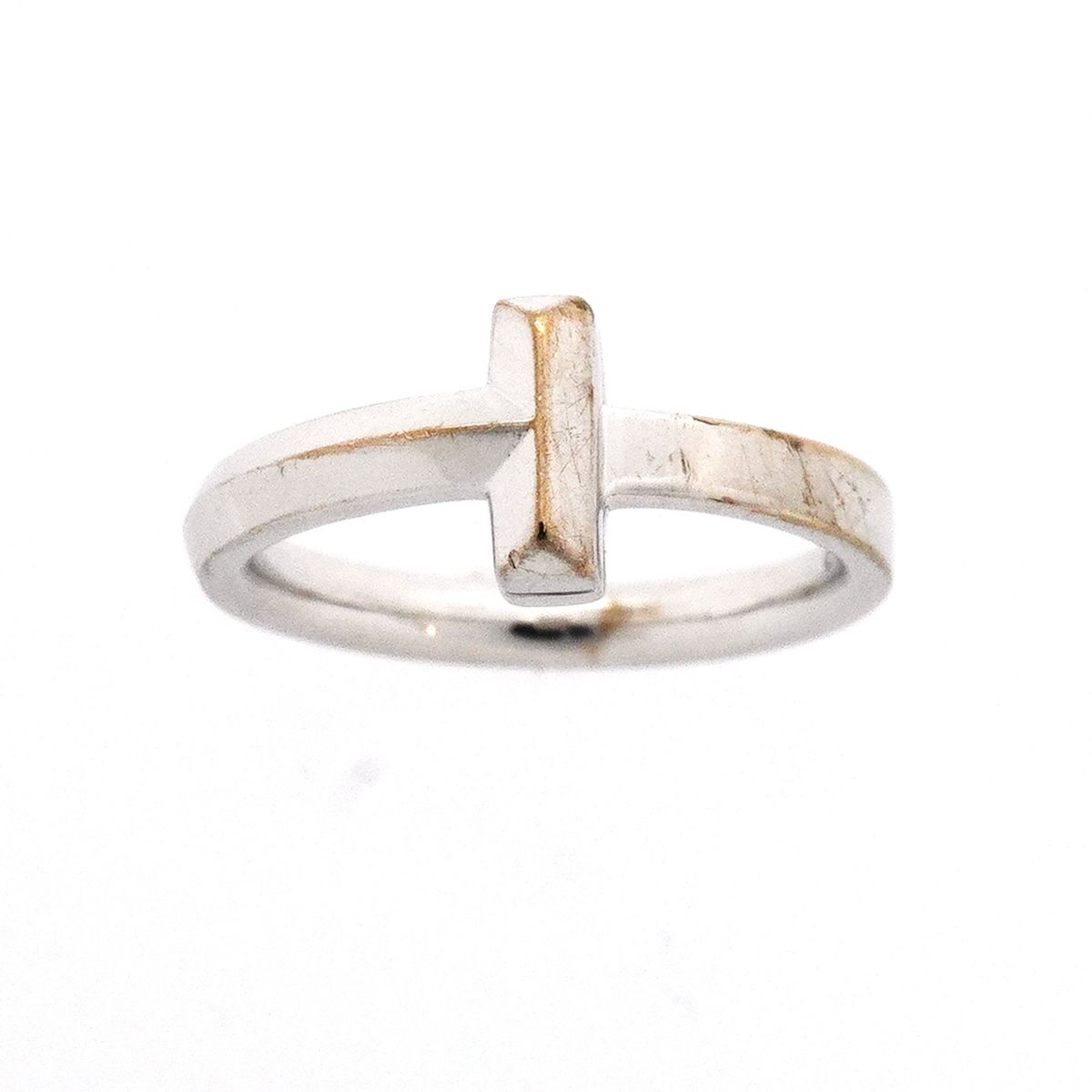 Tiffany & Co Ring T One 18k White Gold — view 2