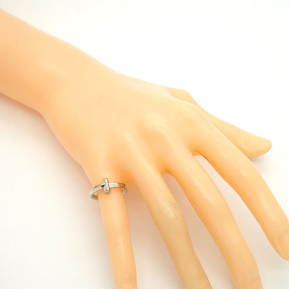 Tiffany & Co Ring T One 18k White Gold — view 6