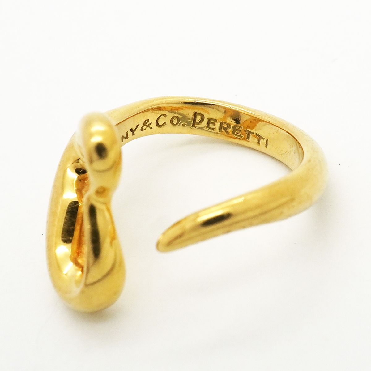 Tiffany & Co Ring Open Heart 18k Yellow Gold — view 5