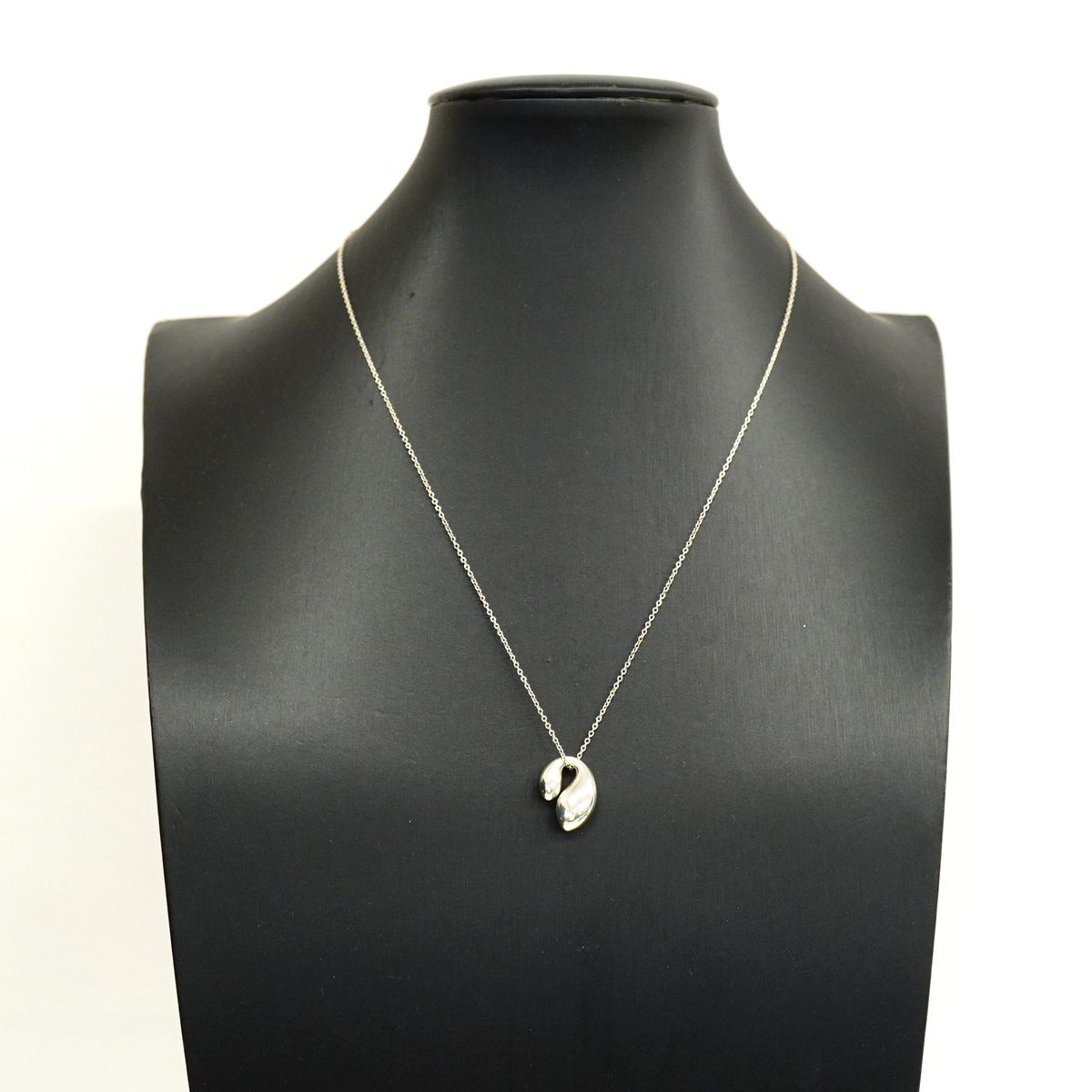Tiffany & Co Necklace Double Teardrop 925 Sterling Silver — view 7