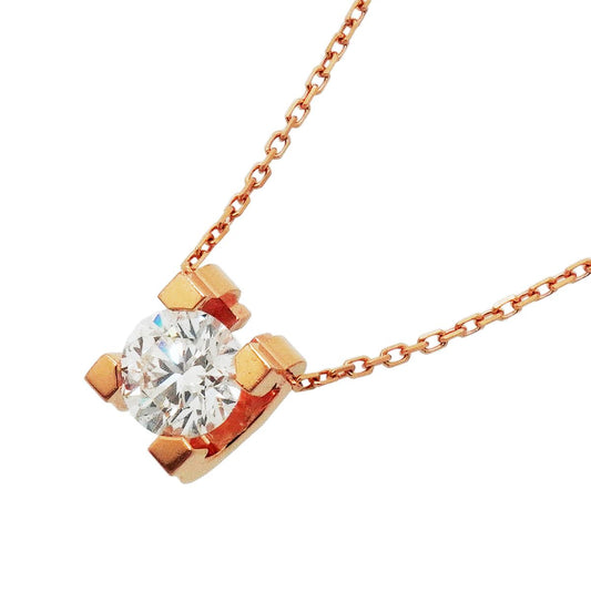 Cartier Necklace C de Cartier Pink Gold Diamond