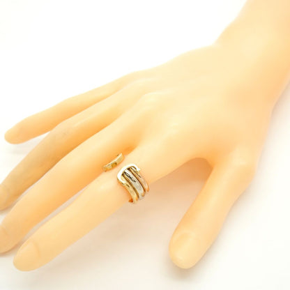 Cartier Ring 2C 18k Yellow Gold 18k White Pink — view 6