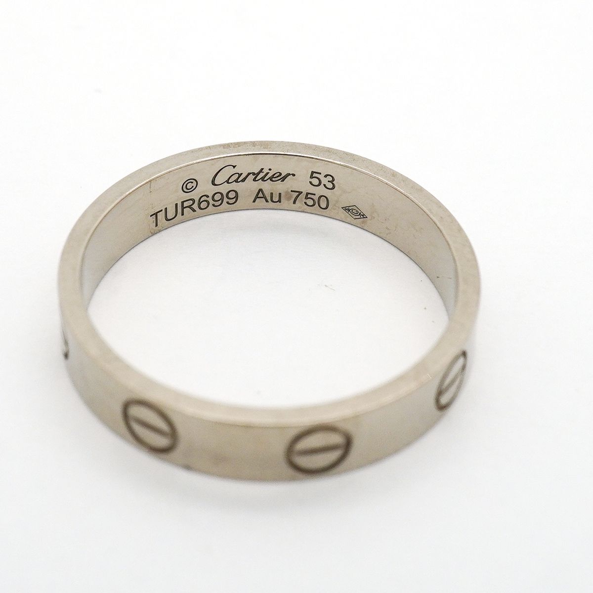 Cartier Ring Mini Love 18k White Gold — view 4