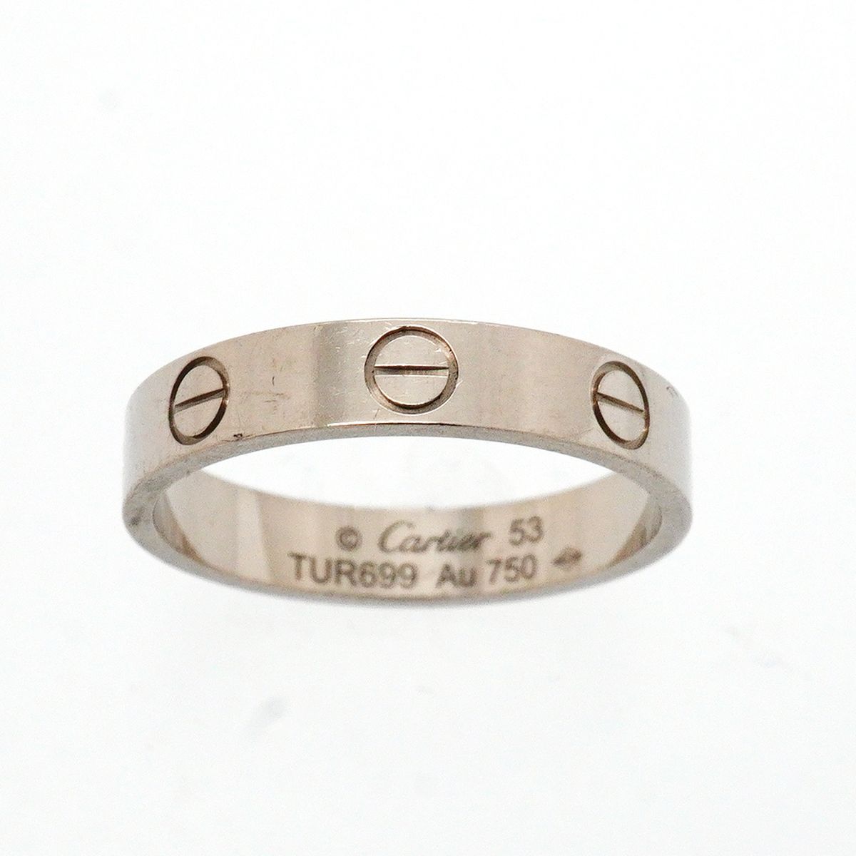 Cartier Ring Mini Love 18k White Gold — view 2