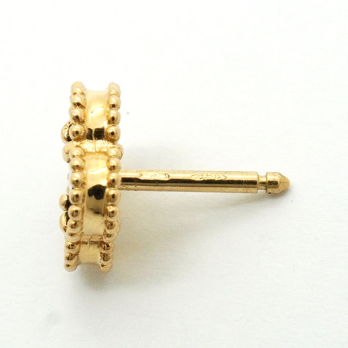 Van Cleef & Arpels Earrings Sweet Alhambra 18k Yellow Gold Onyx Black — view 5