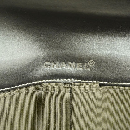 Chanel Shoulder Bag Choco Bar Denim Blue Silver — view 8