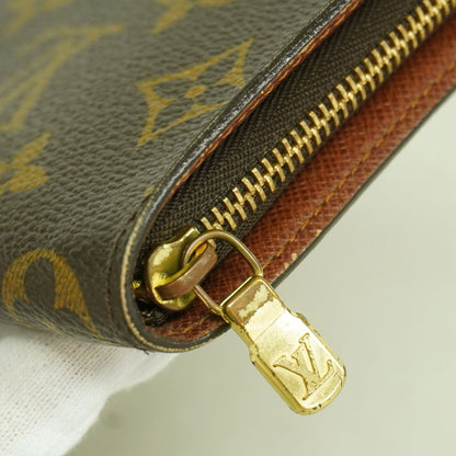 Louis Vuitton Wallet Monogram Porte Monnaie Zip Brown — view 6