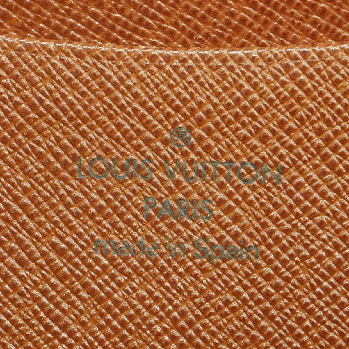 Louis Vuitton Wallet Monogram Porte Monnaie Zip Brown — view 4