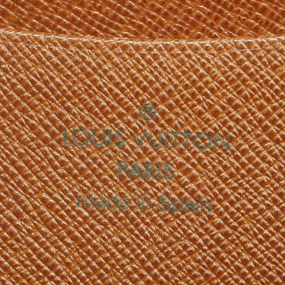 Louis Vuitton Wallet Monogram Porte Monnaie Zip Brown — view 4
