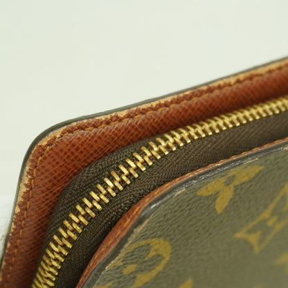 Louis Vuitton Wallet Monogram Porte Monnaie Zip Brown — view 5