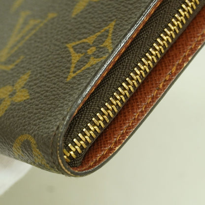 Louis Vuitton Wallet Monogram Porte Monnaie Zip Brown — view 7