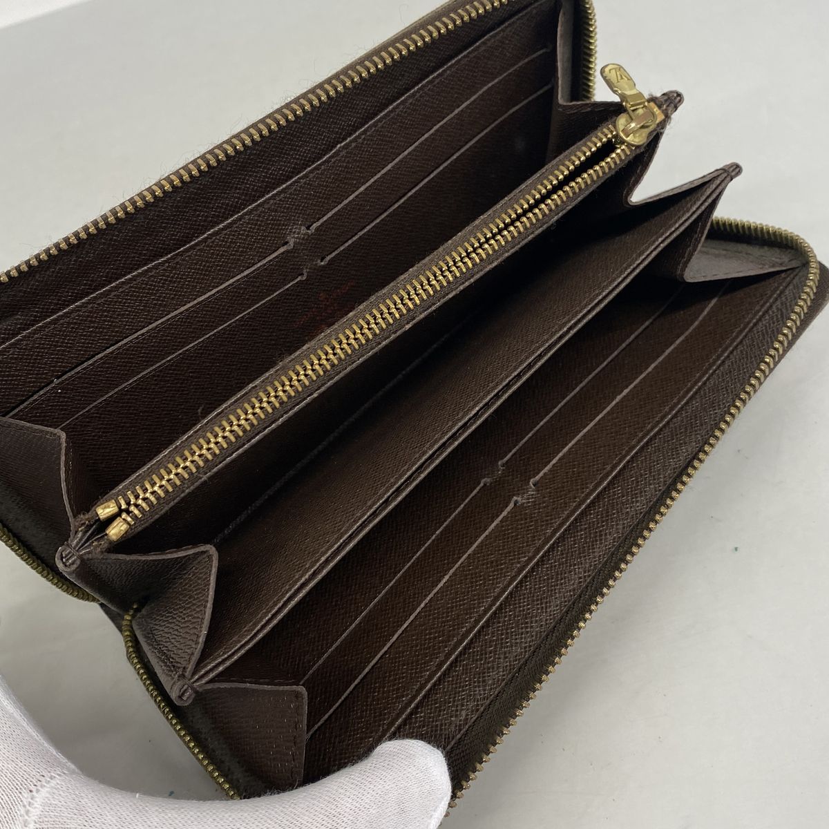 Louis Vuitton Wallet Damier Zippy Ebene — view 3