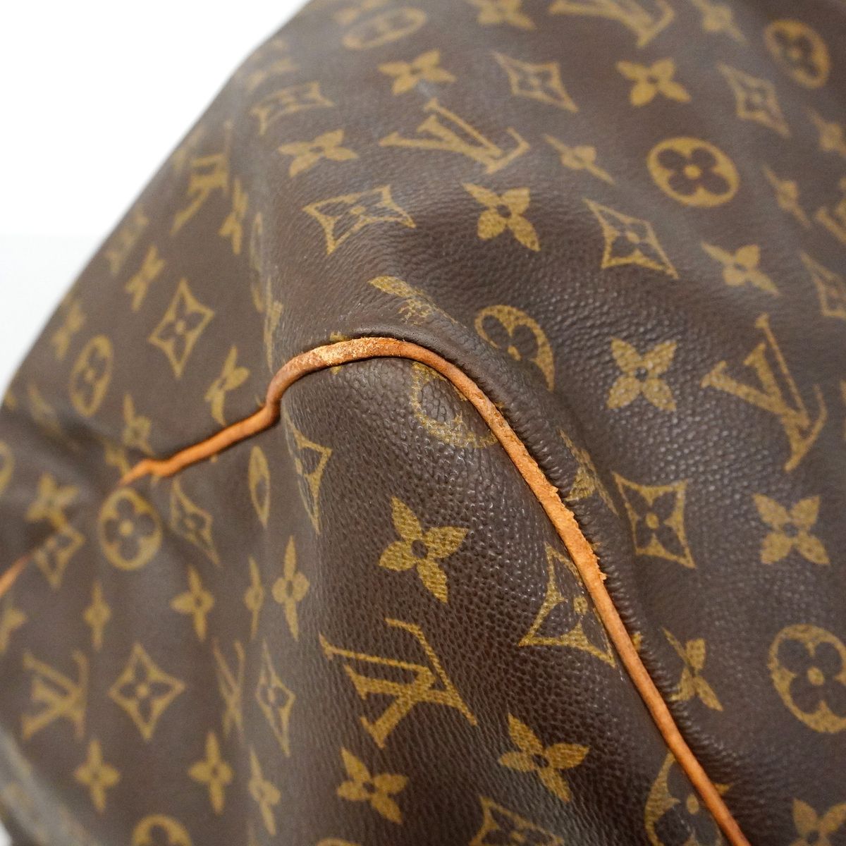 Louis Vuitton Boston Bag Monogram Keepall 60 Brown — view 6