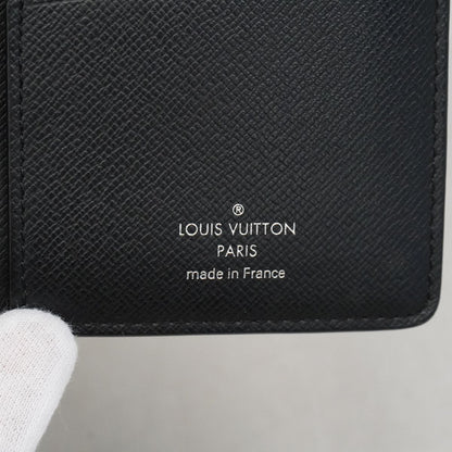 Louis Vuitton Wallet Monogram Eclipse Portefeuille Brazza Black — view 5