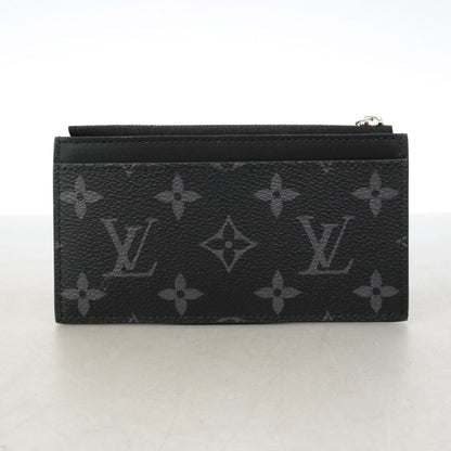 Louis Vuitton Monogram Eclipse Coin Card Holder Black — view 8