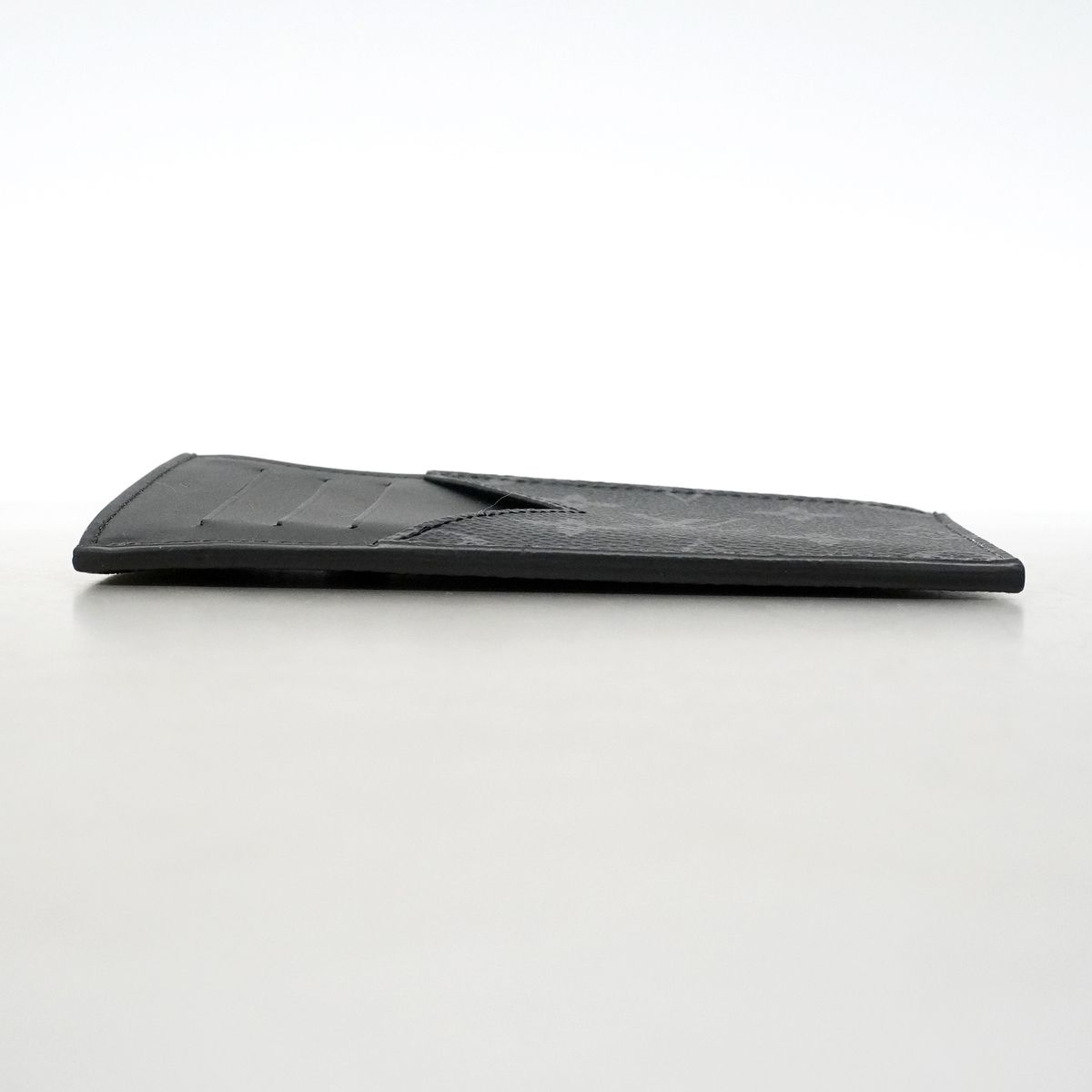 Louis Vuitton Monogram Eclipse Coin Card Holder Black — view 3