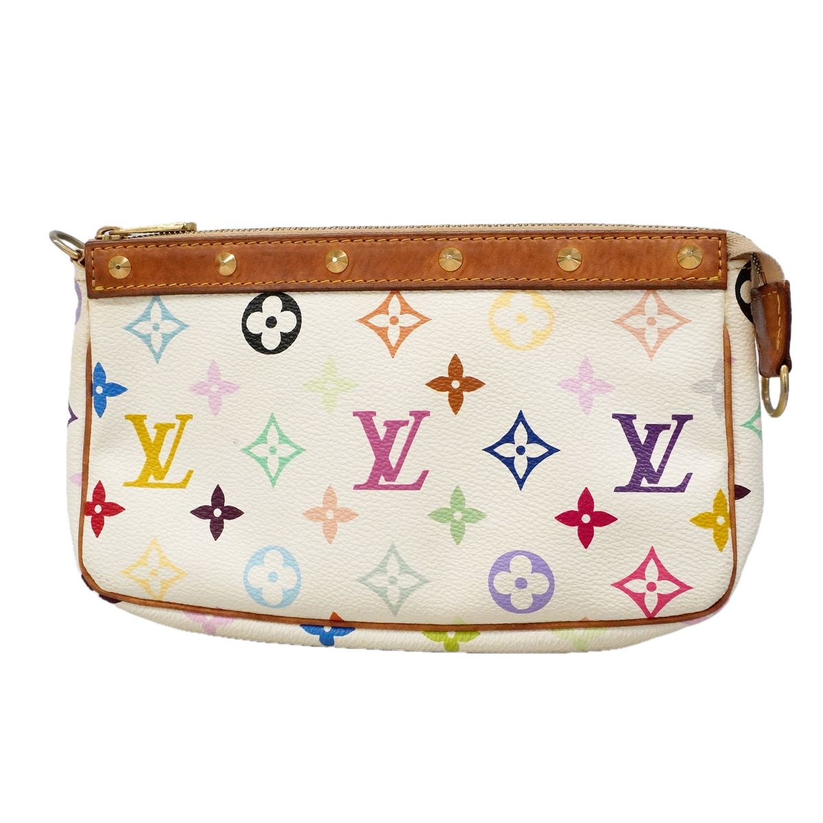 Louis Vuitton Pouch Monogram Multicolor Pochette Accessoires Blanc