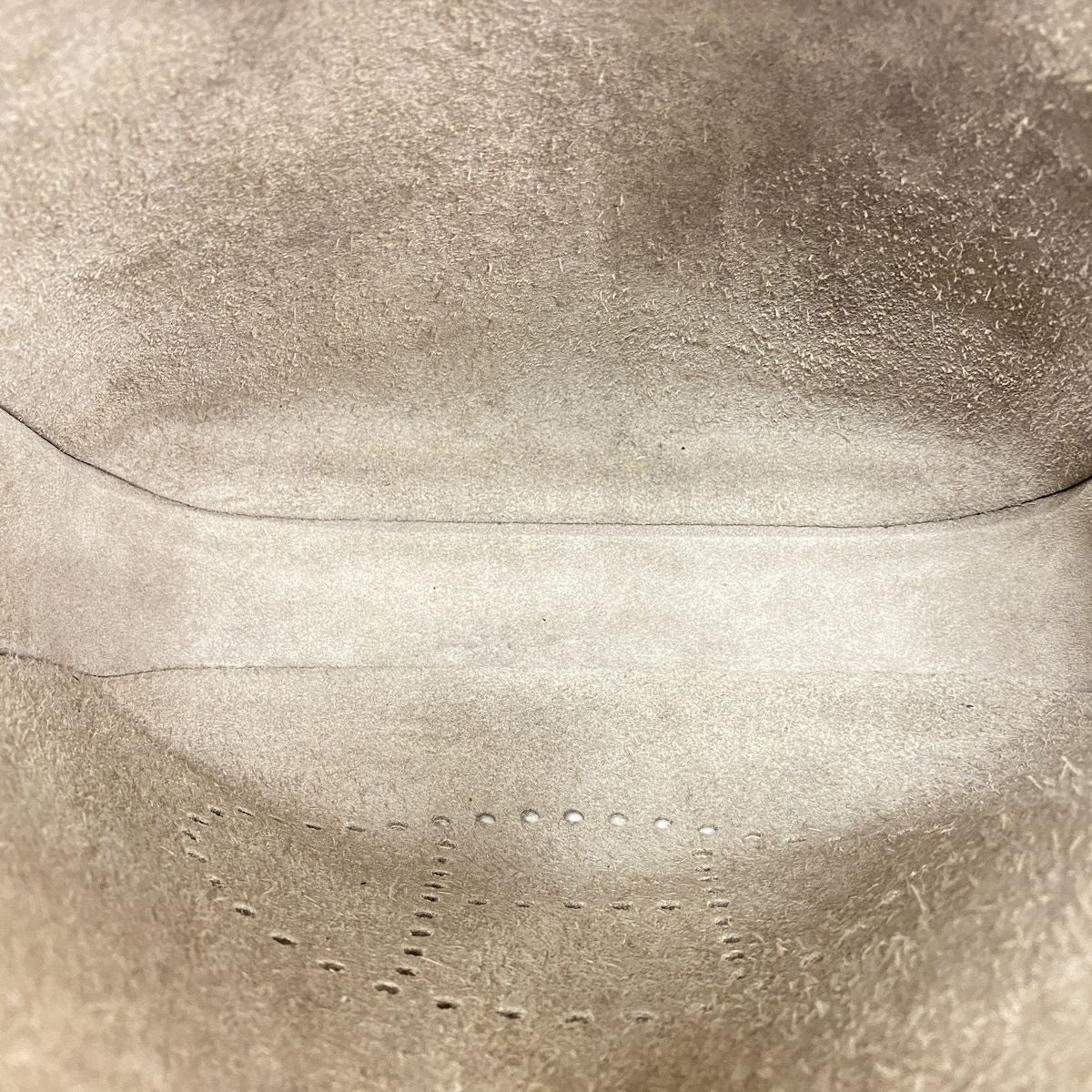 Hermes Shoulder Bag Evelyne Taurillon Clemence Etoupe Silver — view 4
