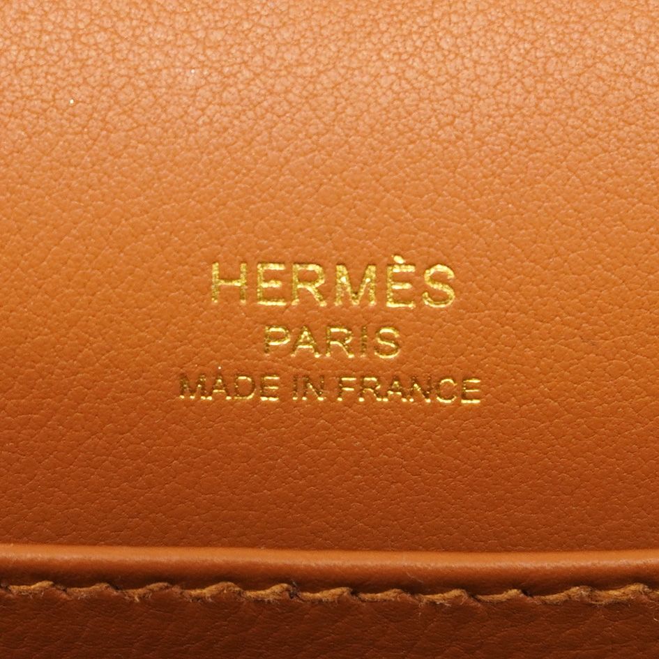 Hermes Shoulder Bag Geta Evercolor Gold — view 5